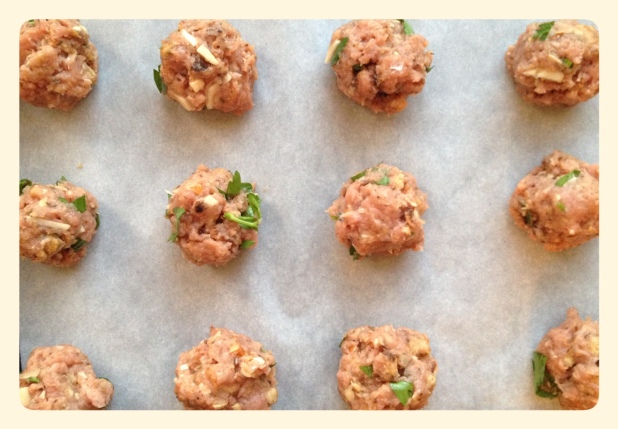 Healthy Turkey Meatballs with Almonds